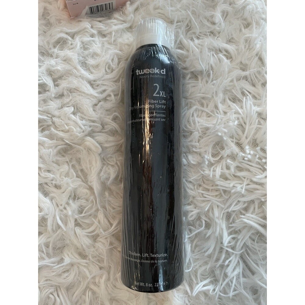 Tweak'd by Nature 2XL FIBER LIFT Dry Volumizing Spray 8oz Sealed